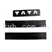 Накладка капота Еталон Е-1; Е-2 кт /ЧОРНА/ /центр.+л.+п./ (Індія)